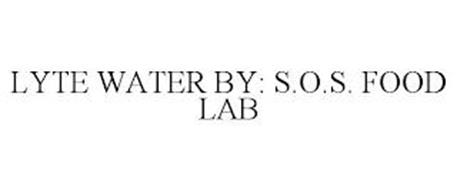 LYTE WATER BY: S.O.S. FOOD LAB