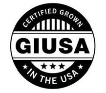 GIUSA CERTIFIED GROWN IN THE USA