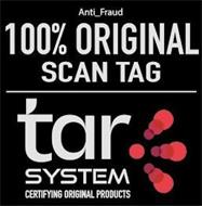 ANTI_FRAUD 100% ORIGINAL SCAN TAG TAR SYSTEM CERTIFYING ORIGINAL PRODUCTS