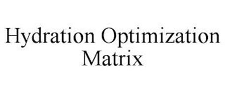 HYDRATION OPTIMIZATION MATRIX