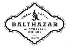 SMALL BATCH BALTHAZAR AUSTRALIAN WHISKY 40% ALC./VOL.