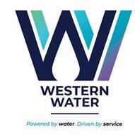 W W WESTERN WATER POWERED BY WATER. DRIVEN BY SERVICE.