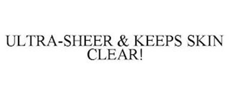 ULTRA-SHEER & KEEPS SKIN CLEAR!
