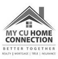 MY CU HOME CONNECTION BETTER TOGETHER REALTY MORTGAGE TITLE INSURANCE