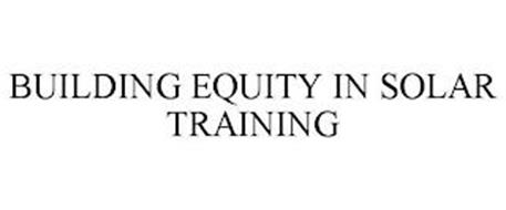 BUILDING EQUITY IN SOLAR TRAINING
