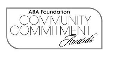 ABA FOUNDATION COMMUNITY COMMITMENT AWARDS