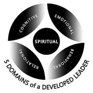 SPIRITUAL COGNITIVE EMOTIONAL BEHAVIORAL RELATIONAL 5 DOMAINS OF A DEVELOPED LEADER
