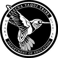 PASCUA YAQUI TRIBE DEPARTMENT OF EDUCATION HIAKI UTTE'AK