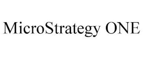 MICROSTRATEGY ONE