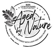 RON CENTENARIO EL RON DE COSTA RICA AGED BY NATURE. BLENDED IN THE FOREST WITH LIGHT AND HEAVY RUMS