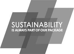 SUSTAINABILITY IS ALWAYS PART OF OUR PACKAGE