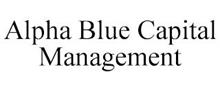 ALPHA BLUE CAPITAL MANAGEMENT