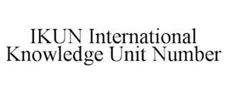 IKUN INTERNATIONAL KNOWLEDGE UNIT NUMBER