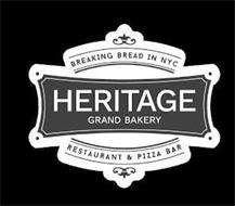BREAKING BREAD IN NYC HERITAGE GRAND BAKERY RESTAURANT & PIZZA BAR