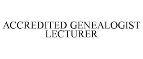 ACCREDITED GENEALOGIST LECTURER