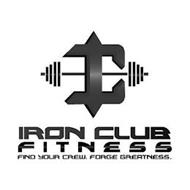 IC IRON CLUB FITNESS FIND YOUR CREW. FORGE GREATNESS.