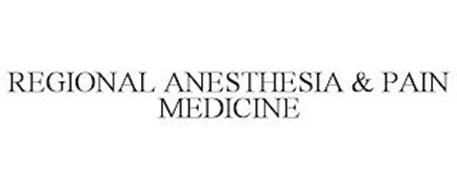 REGIONAL ANESTHESIA & PAIN MEDICINE