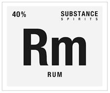 RM RUM 40% SUBSTANCE SPIRITS