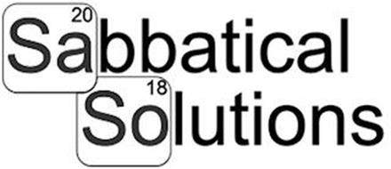 20 SABBATICAL 18 SOLUTIONS