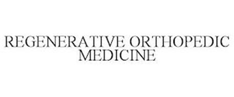 REGENERATIVE ORTHOPEDIC MEDICINE