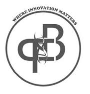 WHERE INNOVATION MATTERS FPB