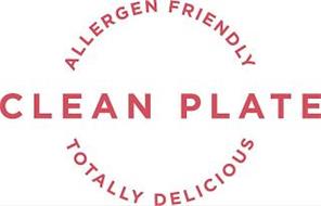 CLEAN PLATE ALLERGEN FRIENDLY TOTALLY DELICIOUS
