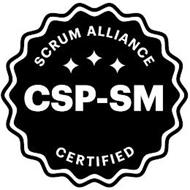 SCRUM ALLIANCE CSP-SM CERTIFIED