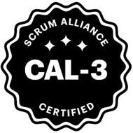SCRUM ALLIANCE CAL-3 CERTIFIED