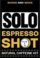 SHAKE AND WAKE SOLO ESPRESSO SHOT NATURAL CAFFEINE HIT