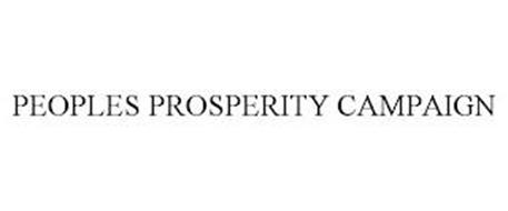 PEOPLES PROSPERITY CAMPAIGN