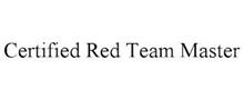 CERTIFIED RED TEAM MASTER