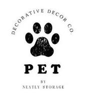 DECORATIVE DECOR CO. PET BY NEATLY STORAGE
