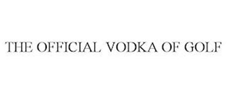 THE OFFICIAL VODKA OF GOLF