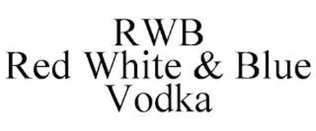 RWB RED WHITE & BLUE VODKA