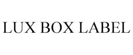 LUX BOX LABEL