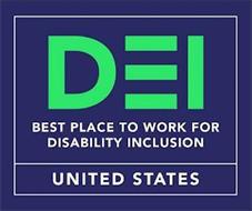 DEI BEST PLACE TO WORK FOR DISABILITY INCLUSION UNITED STATES
