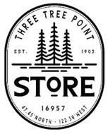 THREE TREE POINT STORE 16957 EST. 1903 47.45° NORTH · 122.38° WEST