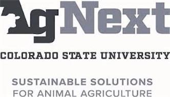 AGNEXT COLORADO STATE UNIVERSITY SUSTAINABLE SOLUTIONS FOR ANIMAL AGRICULTURE