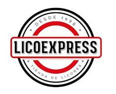 DESDE 1998 LICOEXPRESS TIENDA DE LICORES