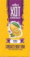 JUMEX XOT ENERGY MANGO FLAVORED CARBONATED ENERGY DRINK WITH OTHER NATURAL FLAVORS