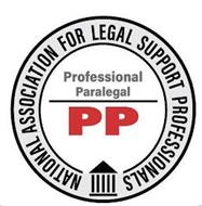 PP PROFESSIONAL PARALEGAL NATIONAL ASSOCIATION FOR LEGAL SUPPORT PROFESSIONALS