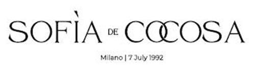 SOFIA DE COCOSA MILANO 7 JULY 1992