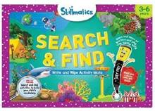 "SEARCH & FIND","WRITE AND WIPE ACTIVITY MATS", "SILLY BILLY," "HOURS AND HOURS OF PRACTICE AND PLAY WITH SKILLY BILLY" "BLACK PEN + BONUS COLOR PEN INSIDE,""WRITE," "WIPE," "REPEAT,"SPECIAL FEATURE SEARCH AND FIND ACTIVITIES TO BUILD YOUR CHILD