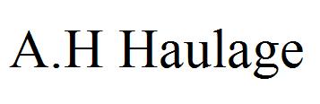 A.H Haulage