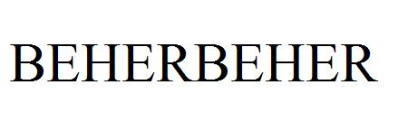 BEHERBEHER