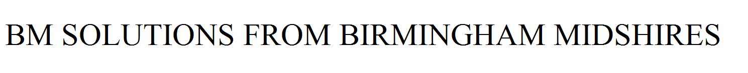 BM SOLUTIONS FROM BIRMINGHAM MIDSHIRES