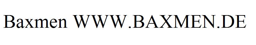 Baxmen WWW.BAXMEN.DE