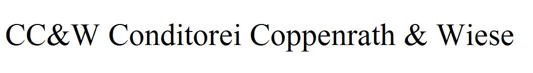 CC&W Conditorei Coppenrath & Wiese