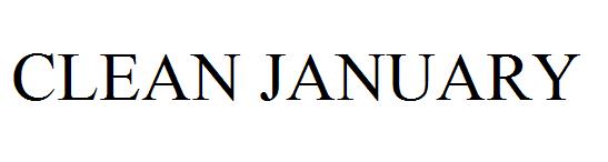 CLEAN JANUARY
