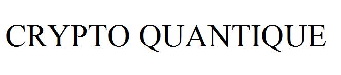 CRYPTO QUANTIQUE
